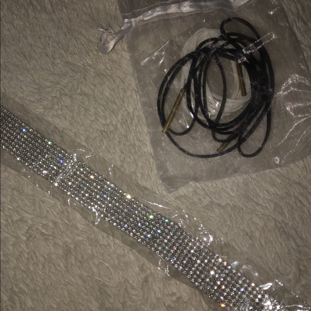 bling and tie chokers